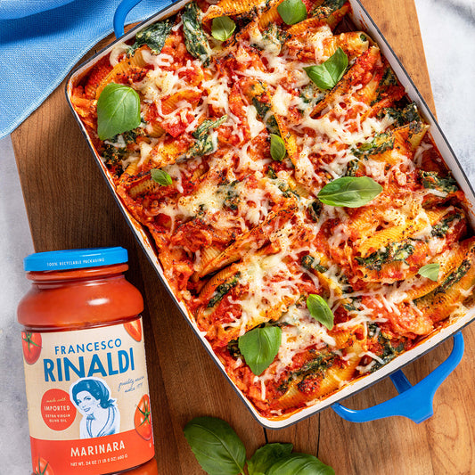 Cheese Spinach Stuffed Shells