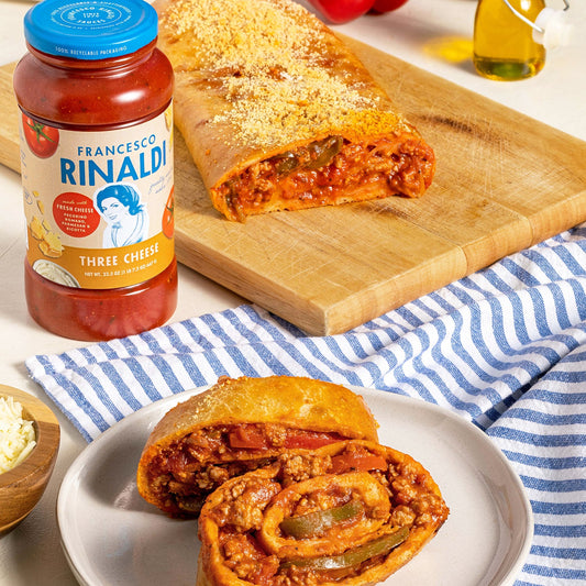 Sausage, Pepper & Onion Stromboli