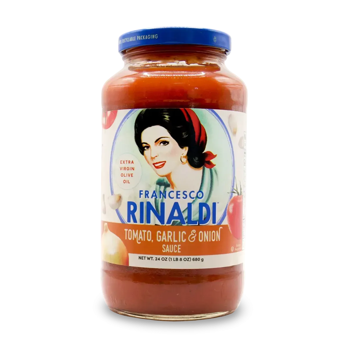Jar of Francesco Rinaldi Red Sauce, Tomato, Garlic & Onion