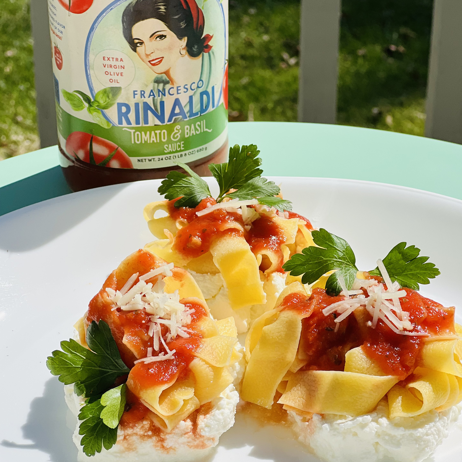 Pasta Nests with Ricotta