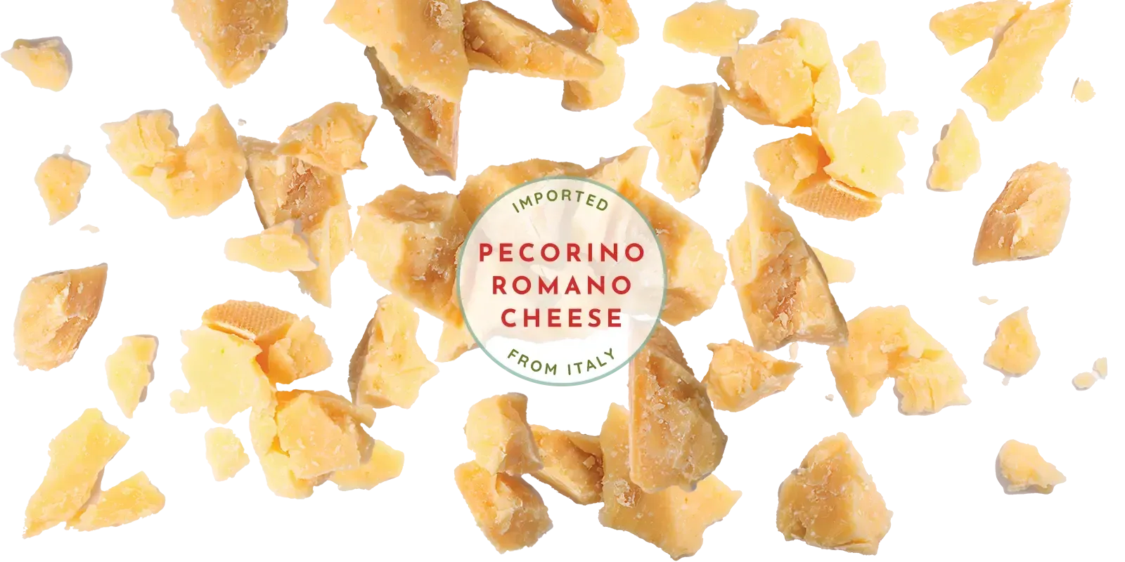 Francesco Rinaldi: Imported Pecorino Romano Cheese Graphic
