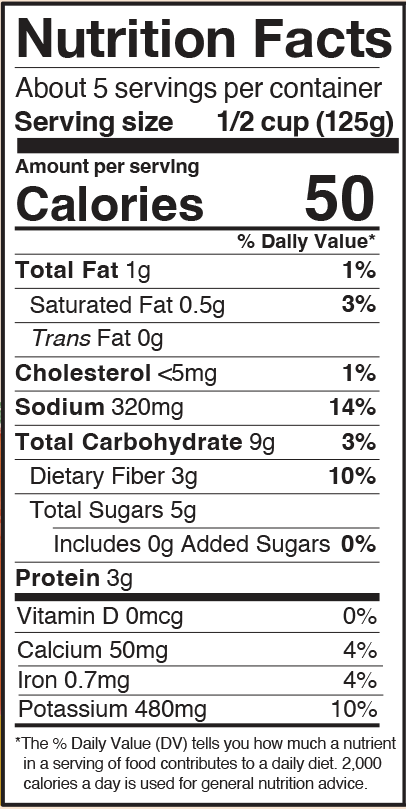 Nutrition Facts for Francesco Rinaldi Italian Cheese Trio Sauce.